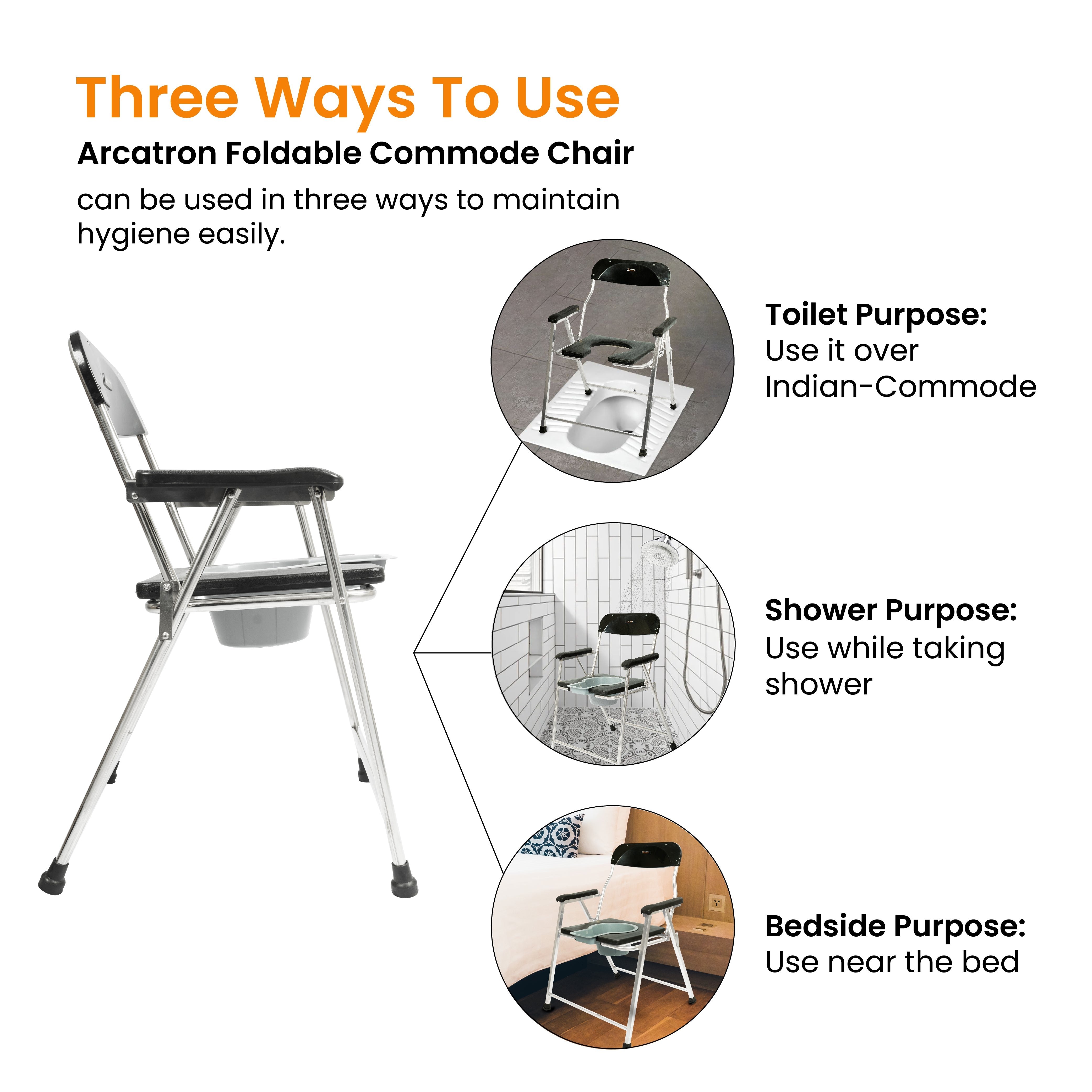 Frido Foldable Shower chair