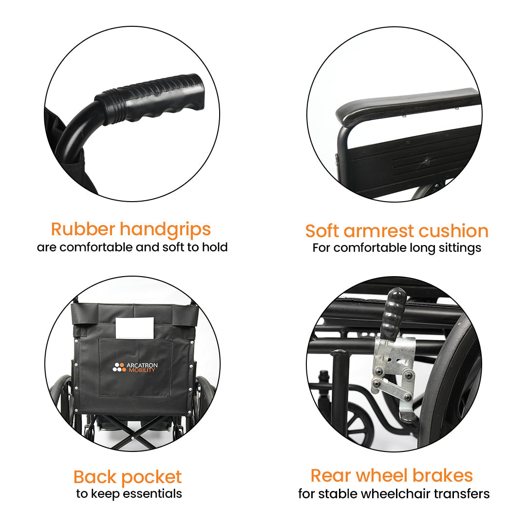 Frido FSS101 | Everyday Foldable Wheelchair