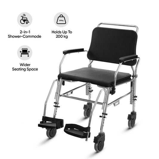 Frido Attendant-propelled Bariatric Wheelchair