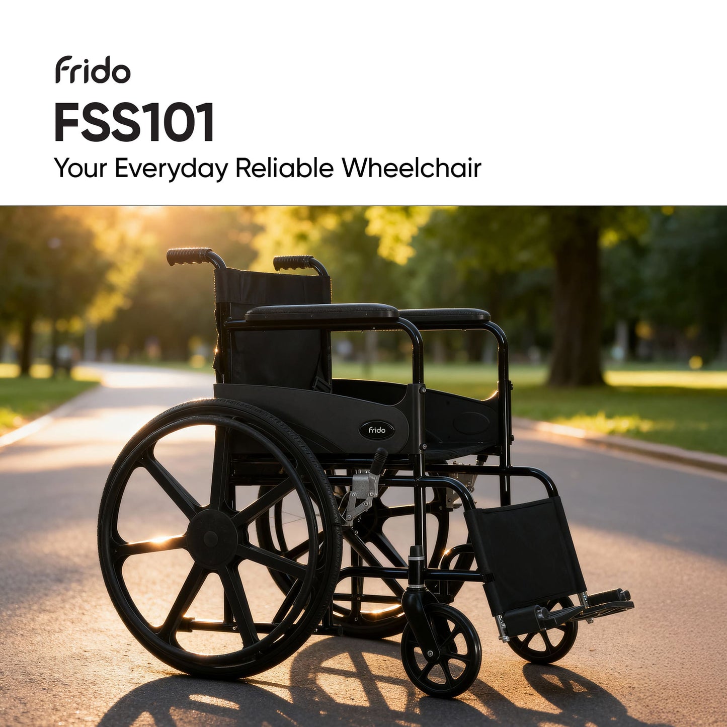 Frido FSS101 | Everyday Foldable Wheelchair