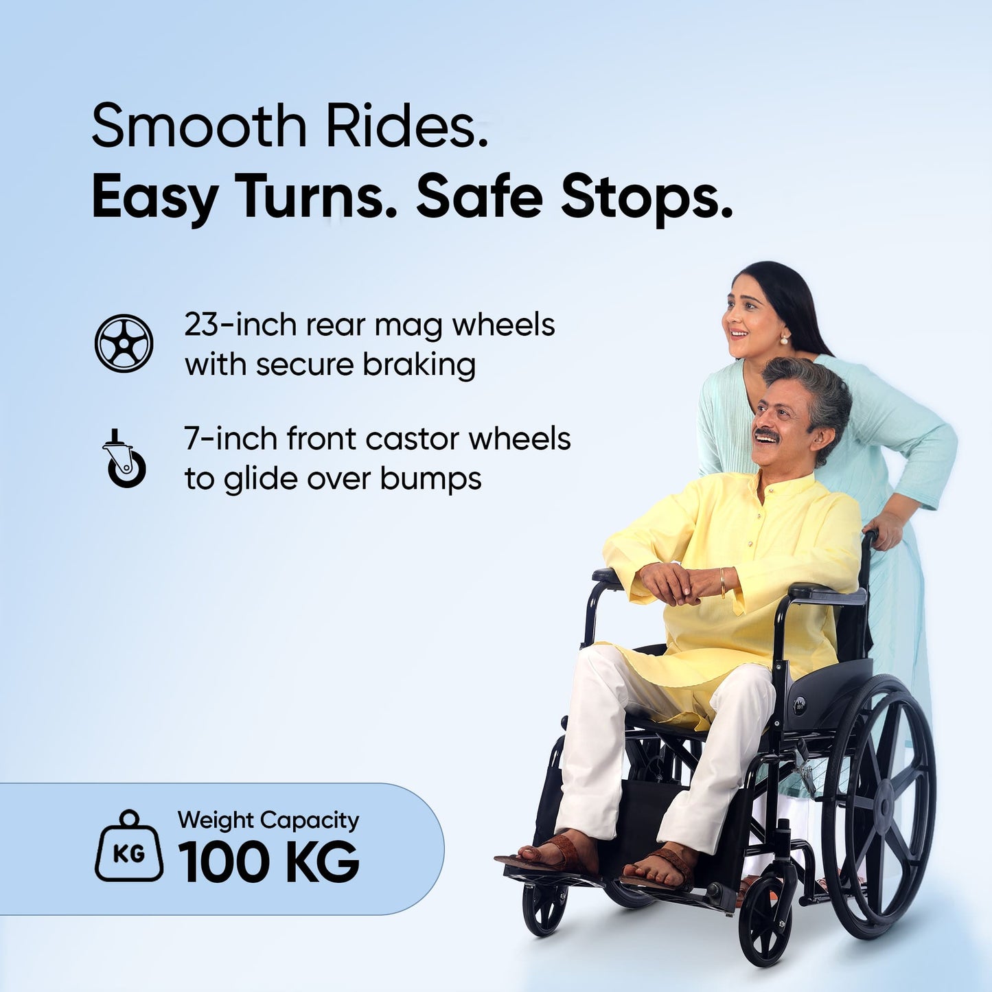 Frido FSS101 | Everyday Foldable Wheelchair