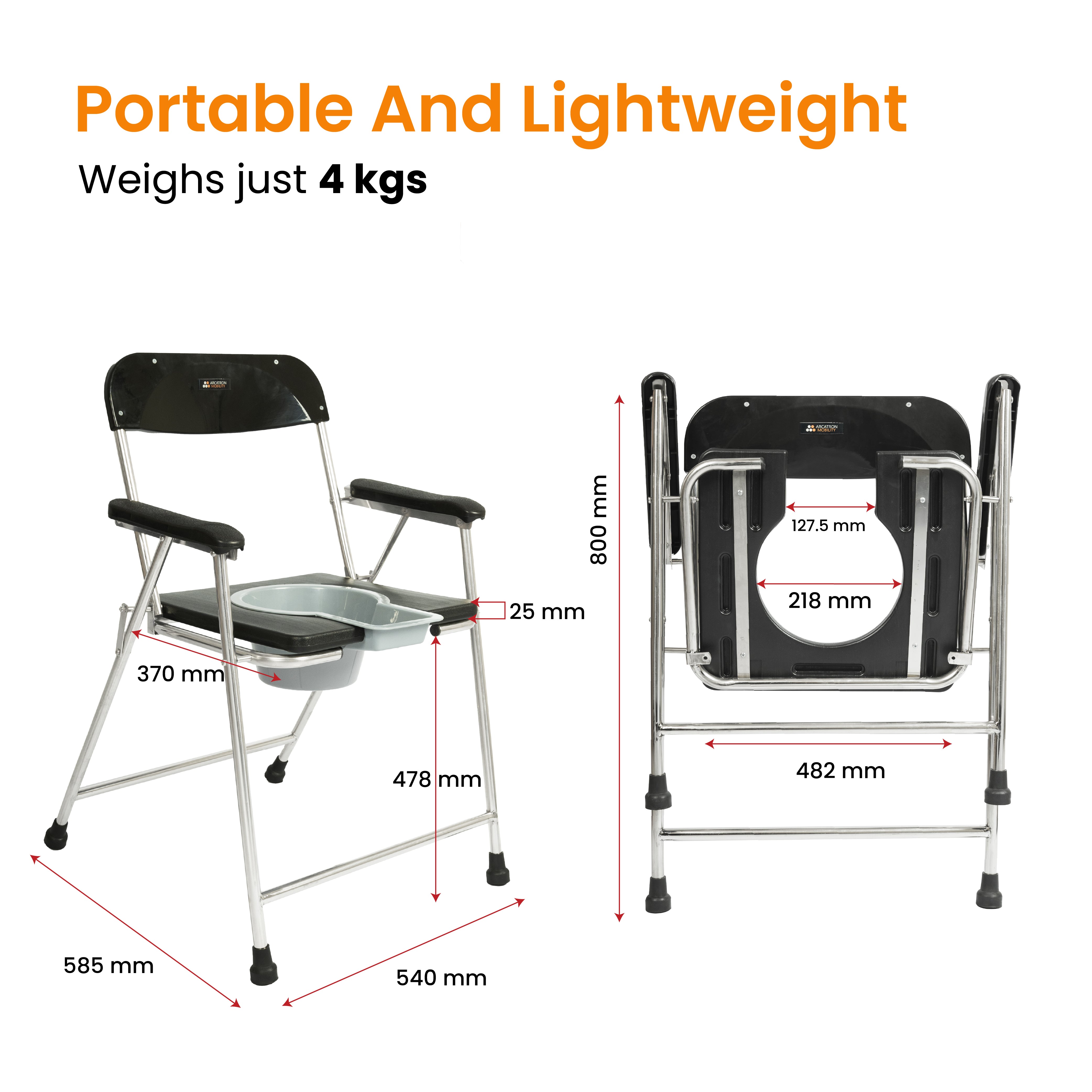 Frido Foldable Shower chair