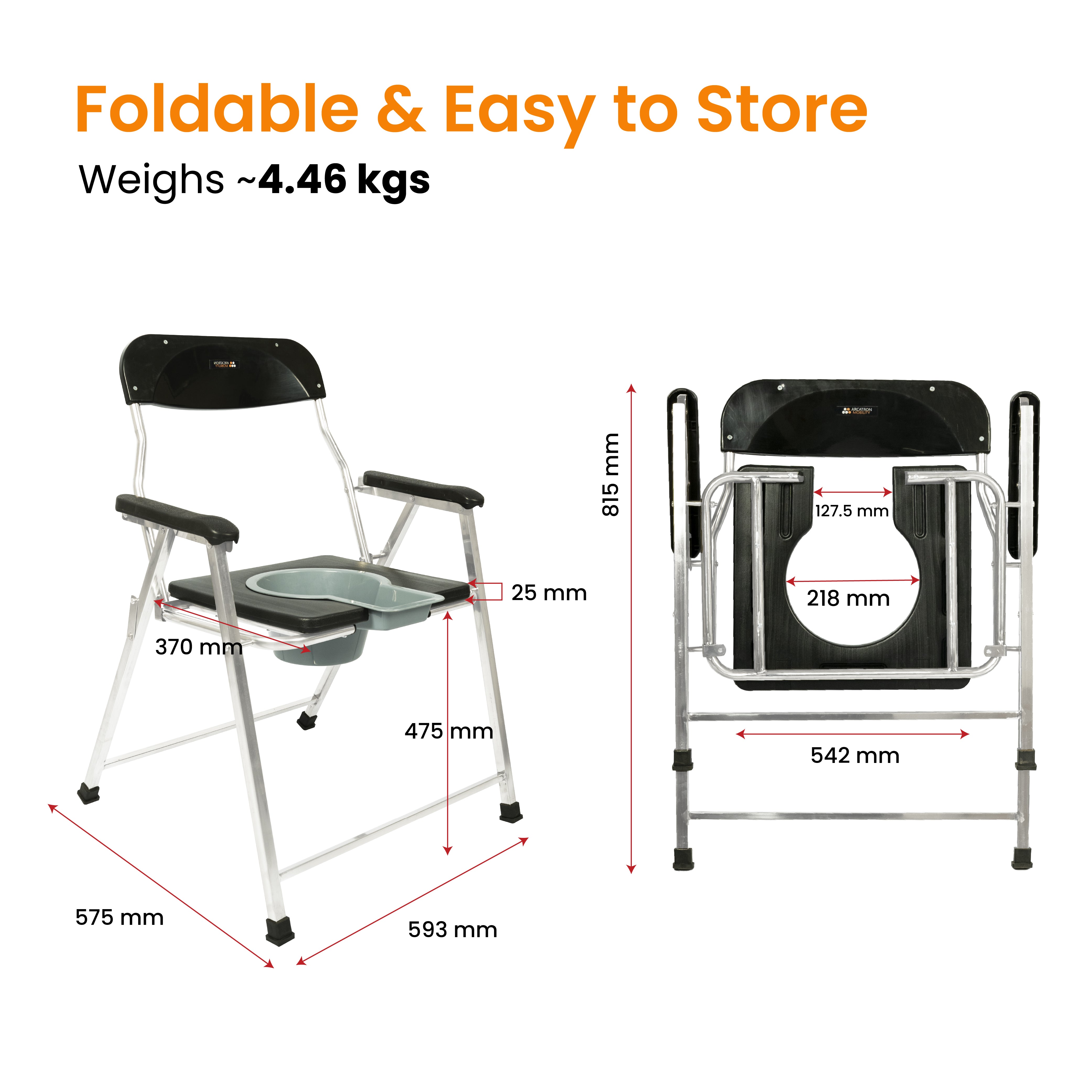 Frido Foldable Shower chair